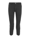 Current Elliott Current/elliott Woman Pants Black Size 25 Cotton, Viscose, Elastane In Black
