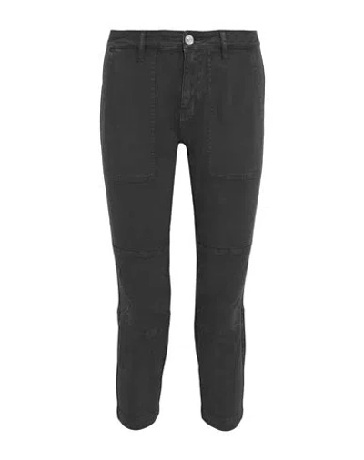 Current Elliott Current/elliott Woman Pants Black Size 25 Cotton, Viscose, Elastane