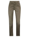 Current Elliott Current/elliott Woman Pants Military Green Size 23 Cotton In Green