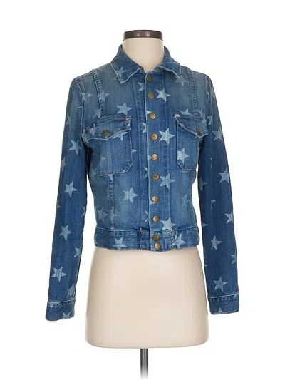 Pre-owned Current Elliott Denim Jacket In Blue