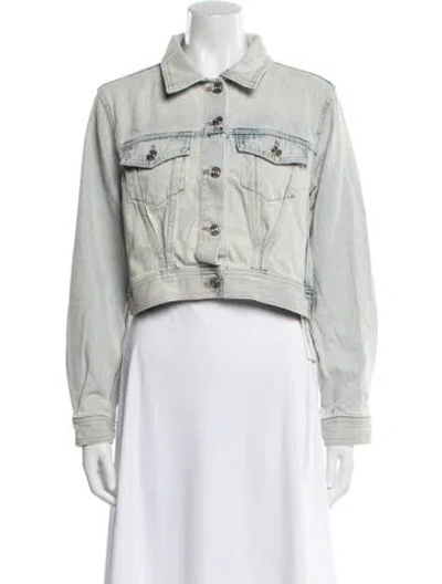 Pre-owned Current Elliott Denim Jacket In Blue