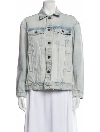 Pre-owned Current Elliott Denim Jacket In Blue