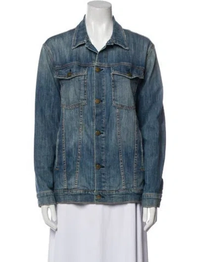 Pre-owned Current Elliott Denim Jacket In Blue
