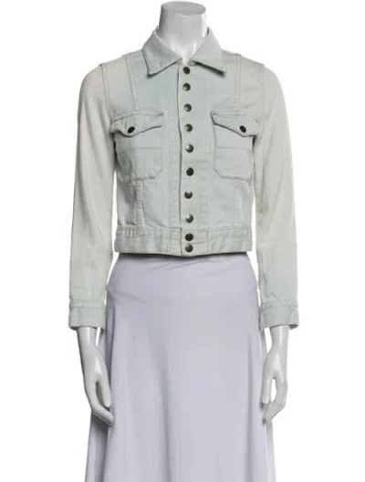 Pre-owned Current Elliott Denim Jacket In Blue