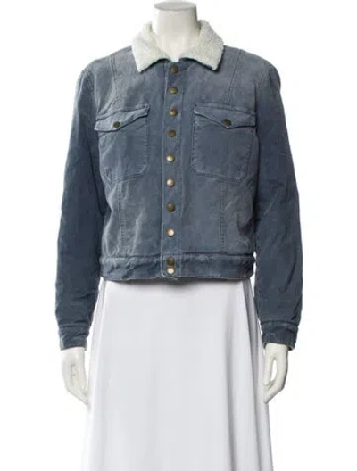 Pre-owned Current Elliott Denim Jacket In Blue