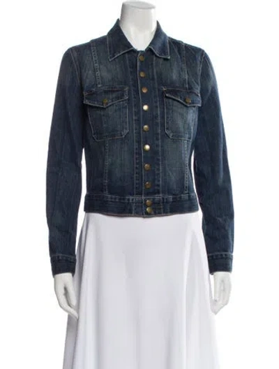 Pre-owned Current Elliott Denim Jacket In Blue