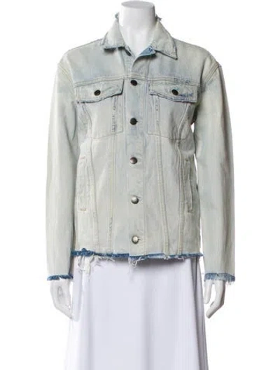 Pre-owned Current Elliott Denim Jacket In Blue