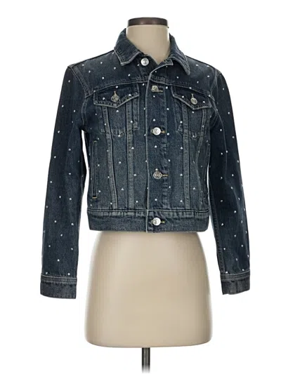 Pre-owned Current Elliott Denim Jacket In Blue