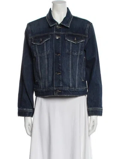 Pre-owned Current Elliott Denim Jacket In Blue