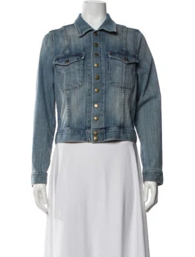 Pre-owned Current Elliott Denim Jacket In Blue