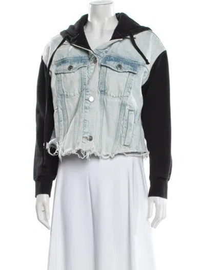 Pre-owned Current Elliott Denim Jacket In Blue