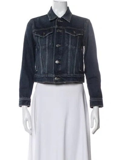 Pre-owned Current Elliott Denim Jacket In Blue