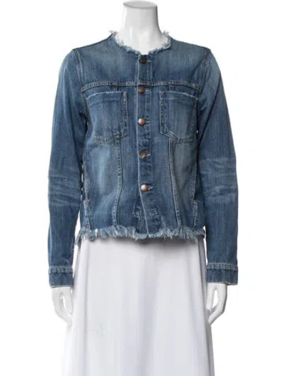 Pre-owned Current Elliott Denim Jacket In Blue