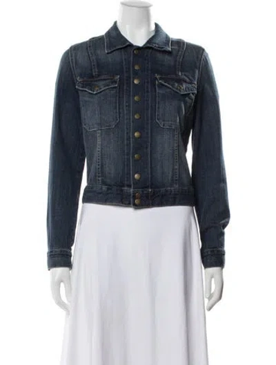 Pre-owned Current Elliott Denim Jacket In Blue