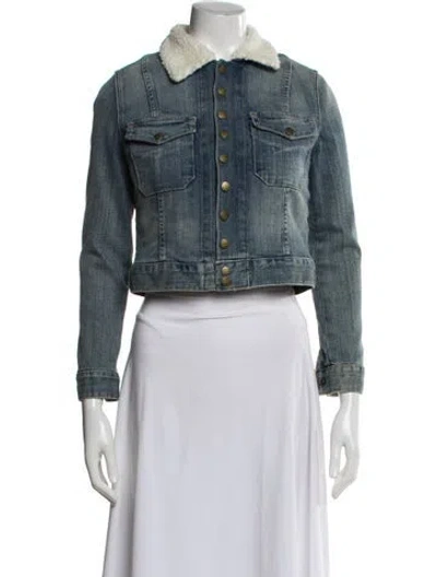 Pre-owned Current Elliott Denim Jacket In Blue