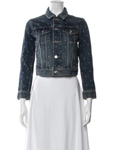 Pre-owned Current Elliott Denim Jacket In Blue