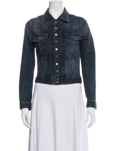 Pre-owned Current Elliott Denim Jacket In Blue