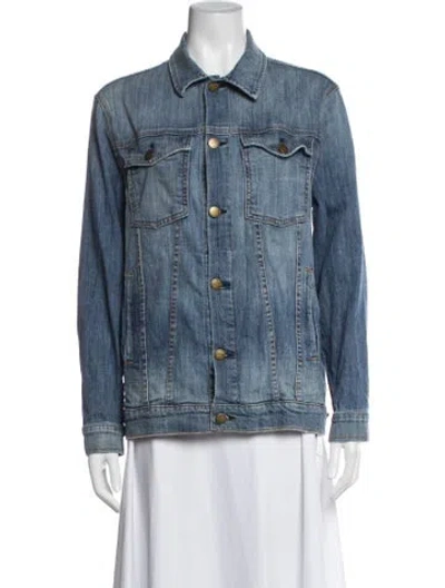 Pre-owned Current Elliott Denim Jacket In Blue
