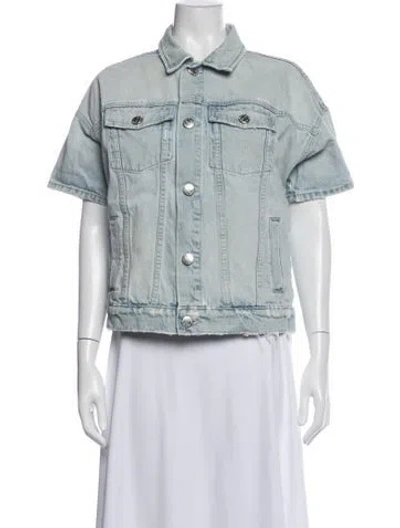 Pre-owned Current Elliott Denim Jacket In Blue