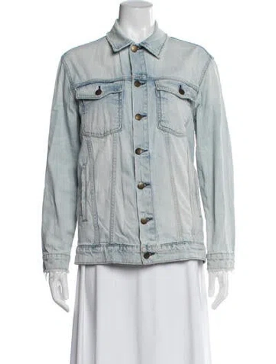 Pre-owned Current Elliott Denim Jacket In Blue