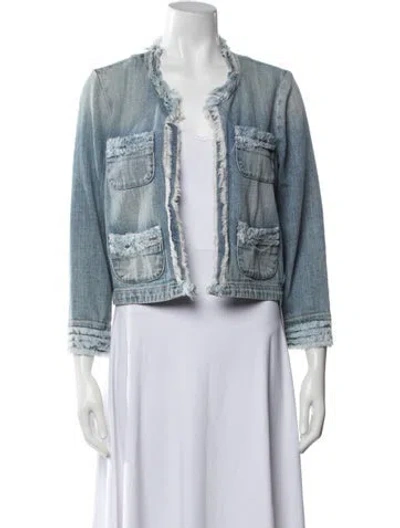 Pre-owned Current Elliott Denim Jacket In Blue