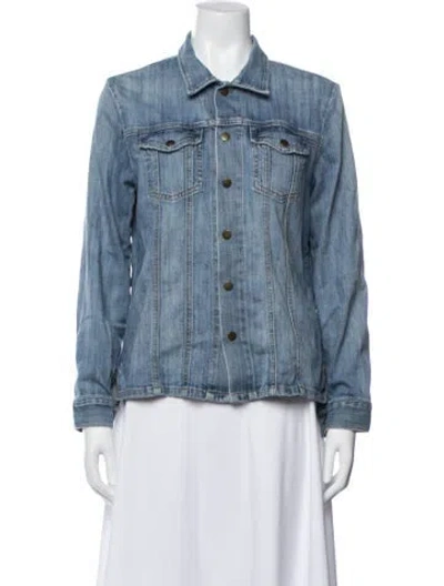 Pre-owned Current Elliott Denim Jacket In Blue