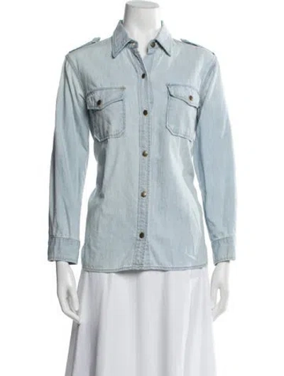 Pre-owned Current Elliott Denim Jacket In Blue