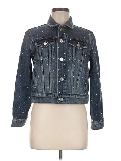 Pre-owned Current Elliott Denim Jacket In Blue