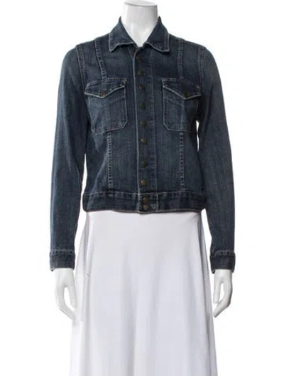 Pre-owned Current Elliott Denim Jacket In Blue