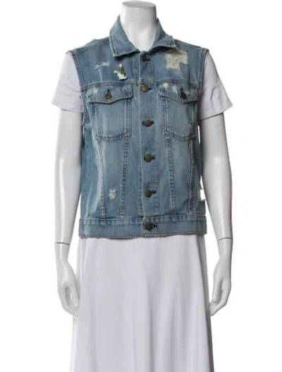 Pre-owned Current Elliott Denim Jacket In Blue