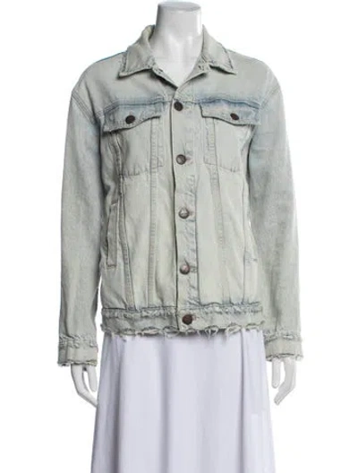 Pre-owned Current Elliott Denim Jacket In Blue