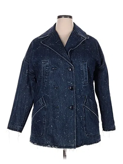 Pre-owned Current Elliott Denim Jacket In Blue