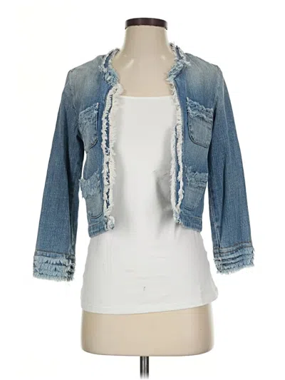 Pre-owned Current Elliott Denim Jacket In Blue