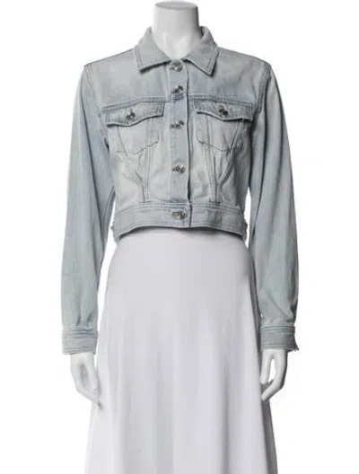 Pre-owned Current Elliott Denim Jacket In Blue