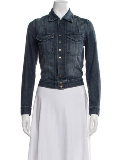 Pre-owned Current Elliott Denim Jacket In Blue