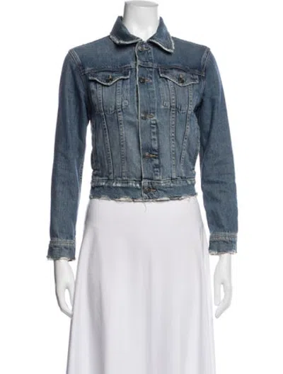 Pre-owned Current Elliott Denim Jacket In Blue