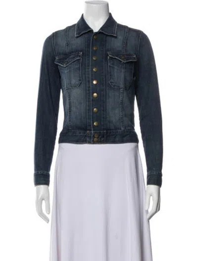 Pre-owned Current Elliott Denim Jacket In Blue