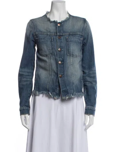 Pre-owned Current Elliott Denim Jacket In Blue
