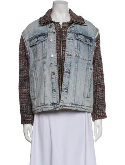 Pre-owned Current Elliott Denim Jacket W/ Tags In Blue