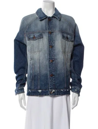Pre-owned Current Elliott Denim Jacket W/ Tags In Blue