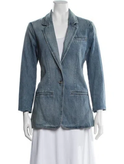 Pre-owned Current Elliott Denim Jacket W/ Tags In Blue