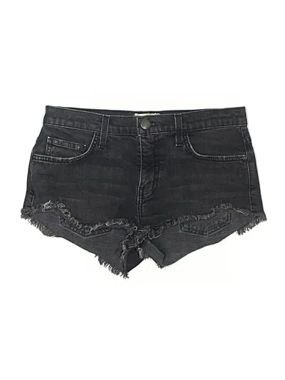 Pre-owned Current Elliott Denim Shorts In Black