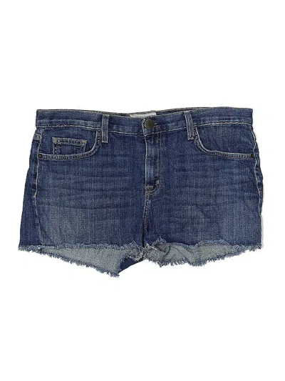 Pre-owned Current Elliott Denim Shorts In Blue