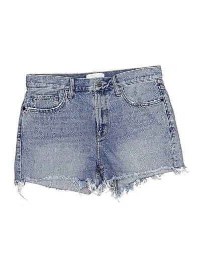 Pre-owned Current Elliott Denim Shorts In Blue
