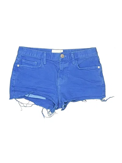 Pre-owned Current Elliott Denim Shorts In Blue