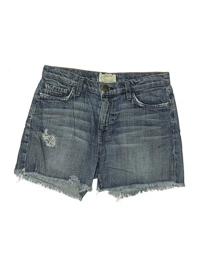 Pre-owned Current Elliott Denim Shorts In Blue