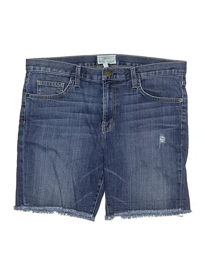 Pre-owned Current Elliott Denim Shorts In Blue