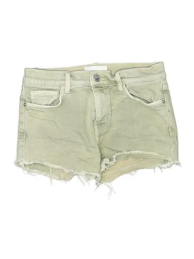 Pre-owned Current Elliott Denim Shorts In Green