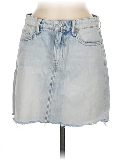 Pre-owned Current Elliott Denim Skirt In Blue
