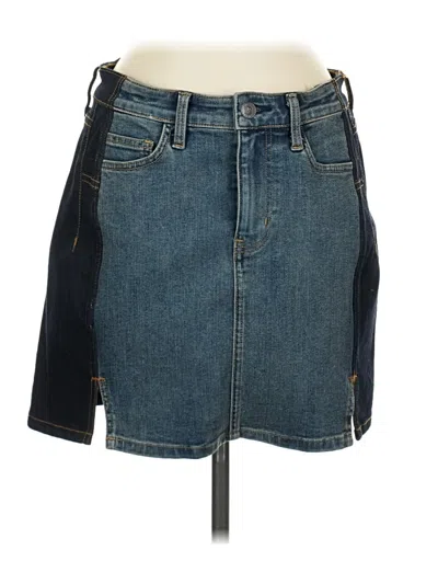 Pre-owned Current Elliott Denim Skirt In Blue